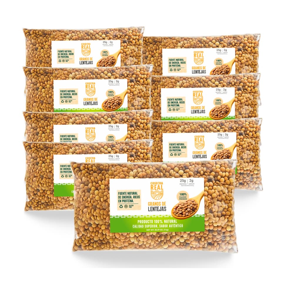 Lentejas Cosecha Real (8 x 1 kg / 2.2 lb) - Imagen 1