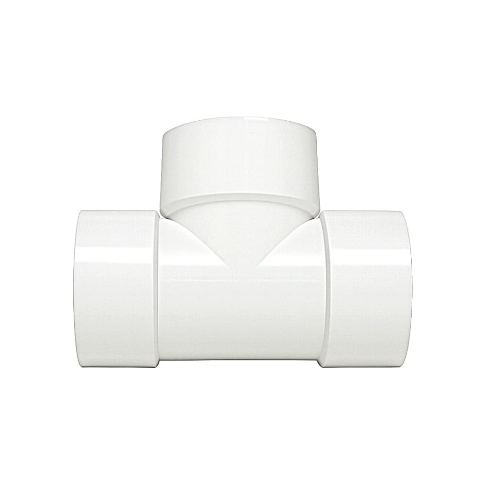 Conector PVC-U tipo T de 3” para tubería de desagüe Malu - Imagen 1