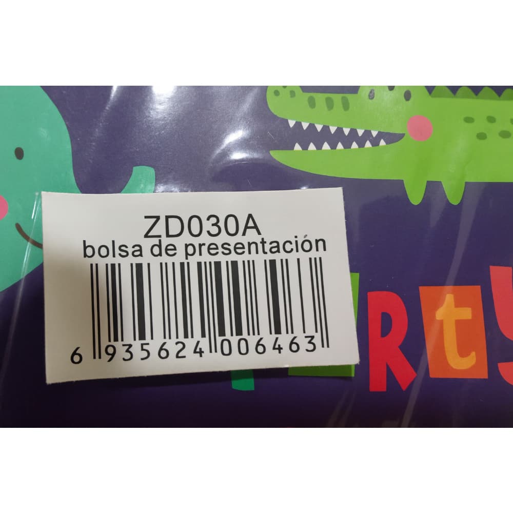 Bolsa de regalo grande con diseño de animales 25 x 13 x 29.5 cm P53 - Miniatura 3