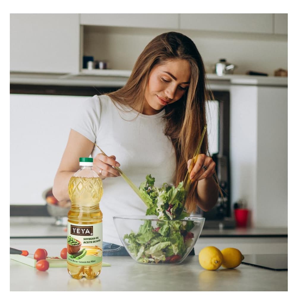Aceite de soya Yeya (12 x 900 ml / 30.4 oz) - Miniatura 3