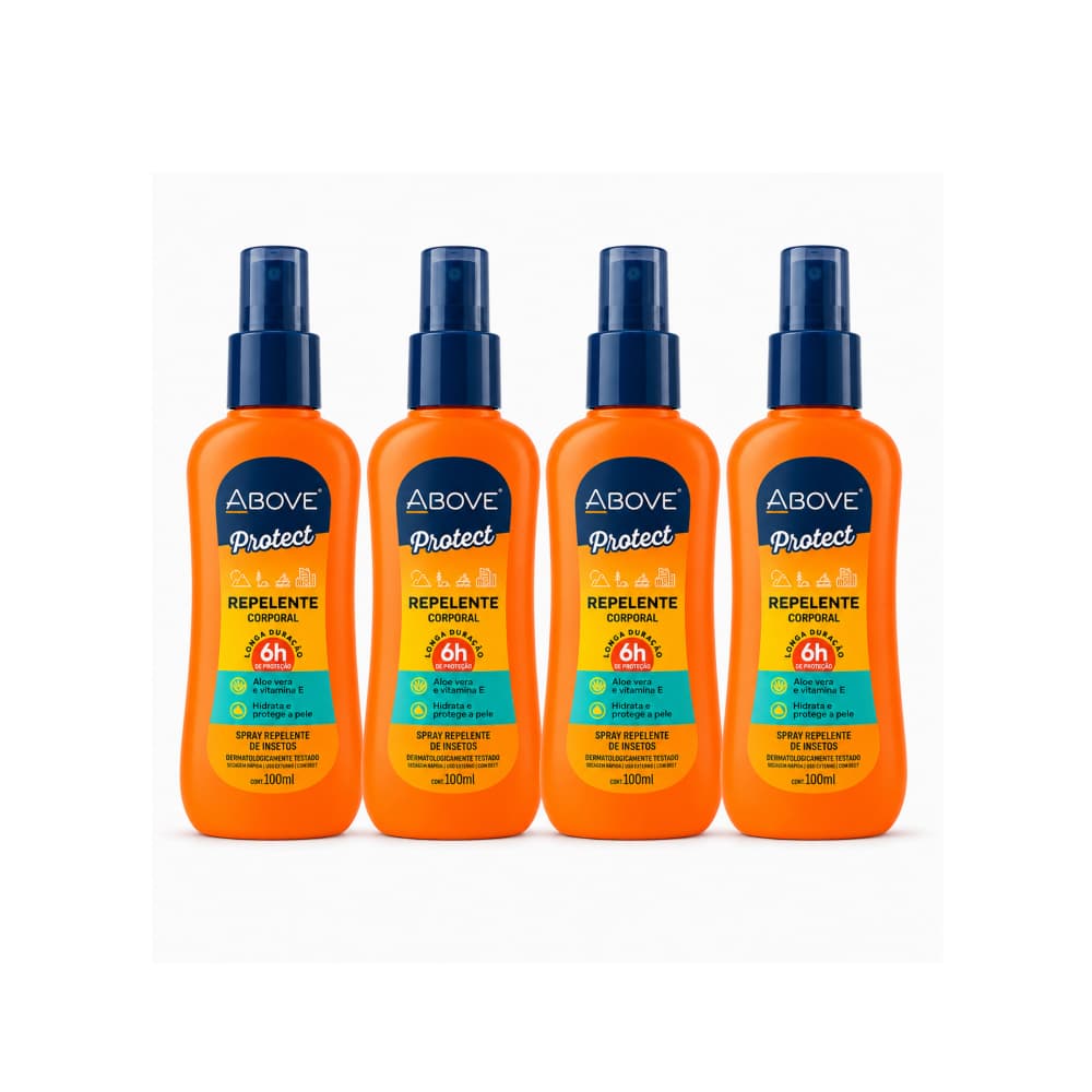 Repelente aerosol Above Protect (4 x 100 ml) - Miniatura 1