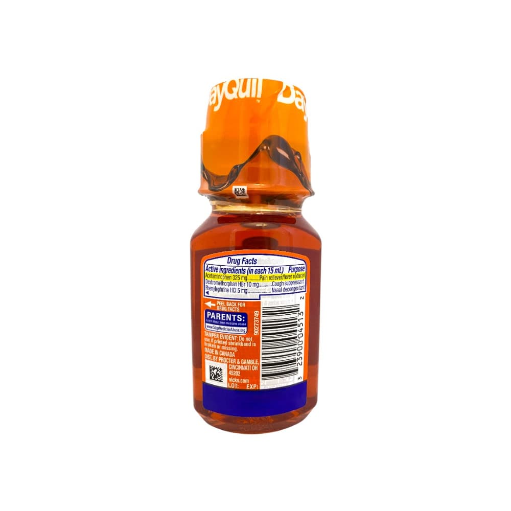Líquido para el resfriado y la gripe Vicks DayQuil (118 ml / 4 oz) - Miniatura 2