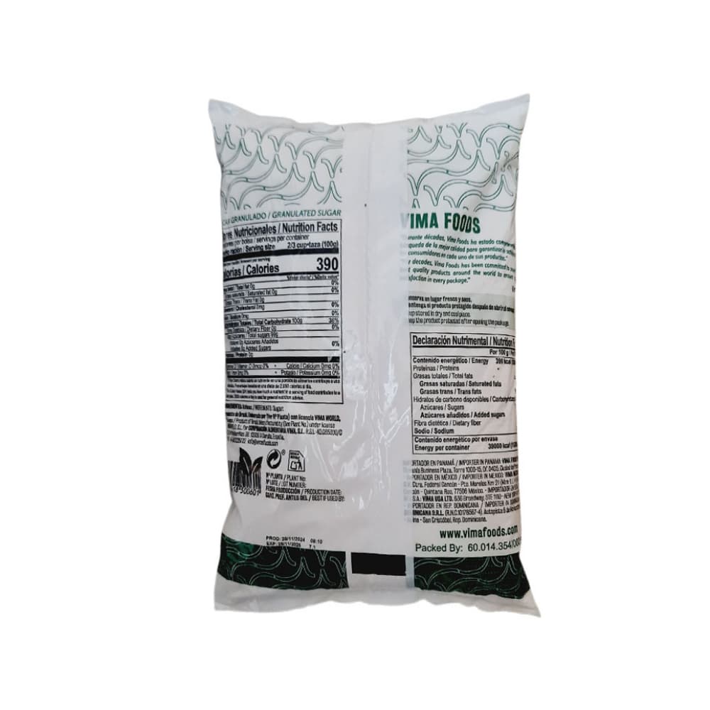 Azúcar granulada Vima Foods (1 kg / 2.2 lb) - Miniatura 2