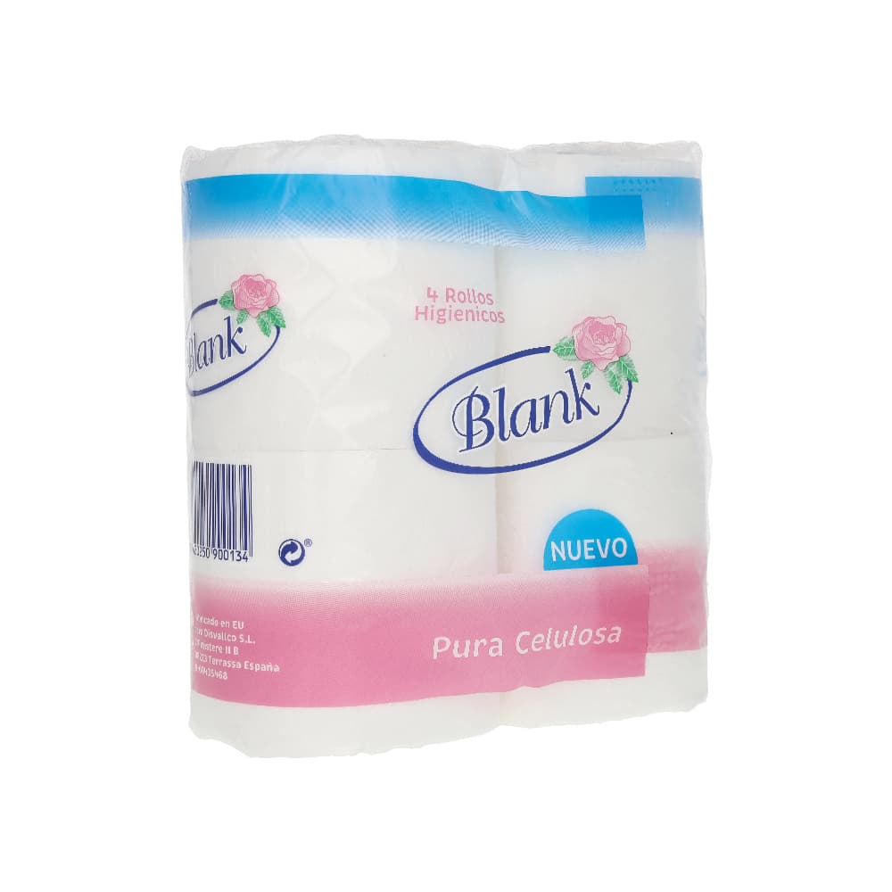 Papel higiénico de pura celulosa Blank (4 U) - Miniatura 2