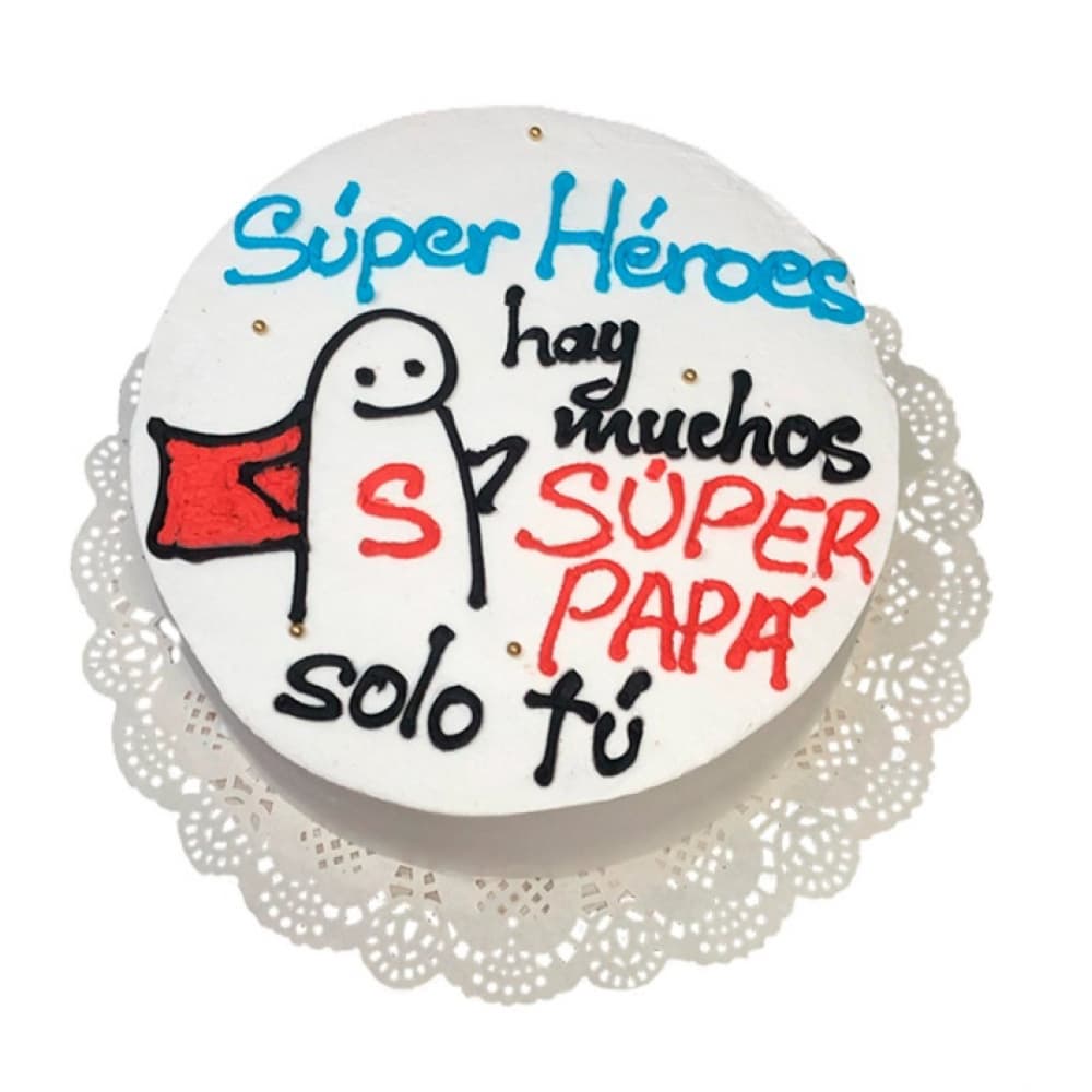 Cake Super Papa Deyi&Sweet (12 personas) - Miniatura 3