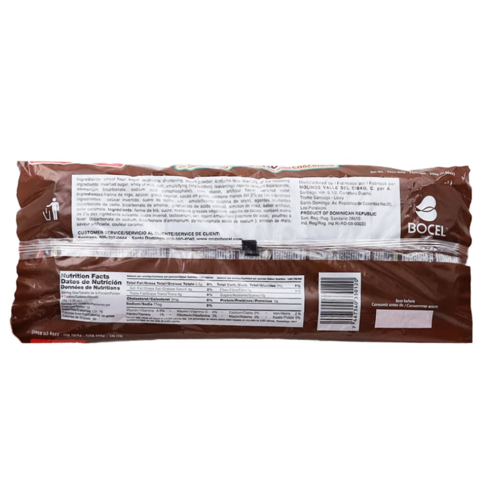 Galletas tipo sandwich dulces rellenas de chocolate Zuma (336 g / 11.85 oz) - Miniatura 3