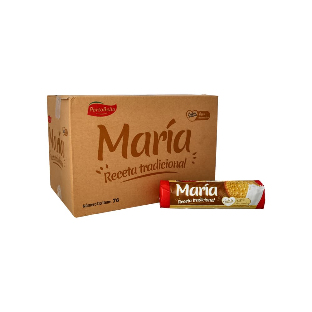 Caja de galletas María Portobello (24 x 130 g / 4.59 oz) - Miniatura 1