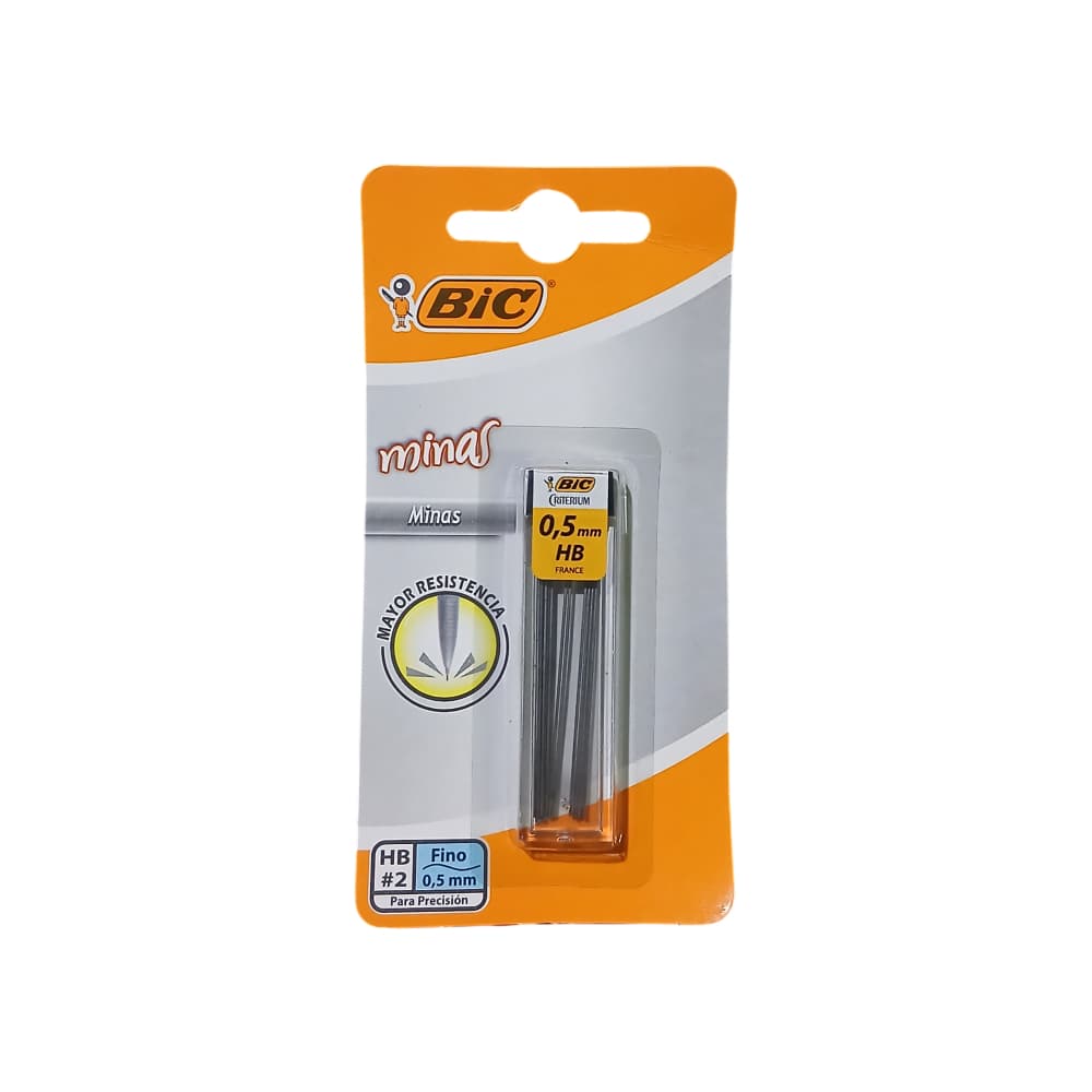 Minas 0.5 mm Bic (12 U) - Miniatura 1