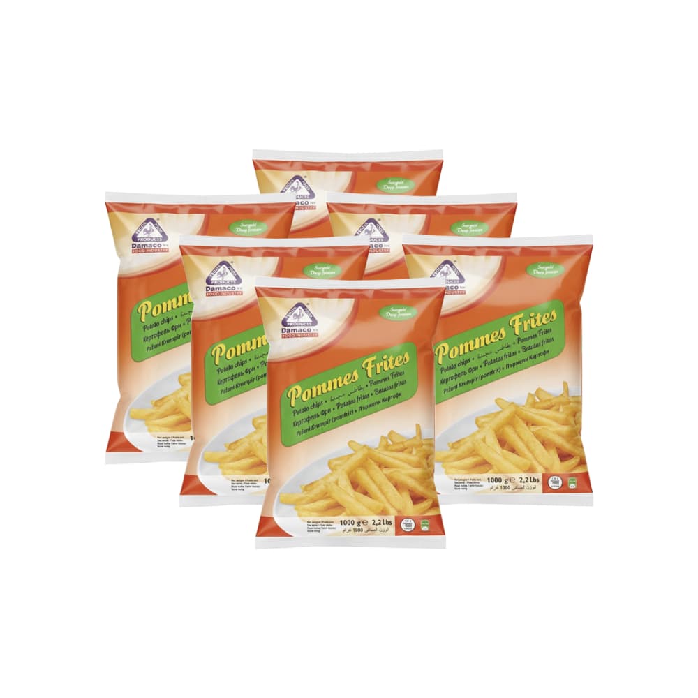 Papas prefritas Damaco (6 x 1 kg / 2.2 lb) - Miniatura 1