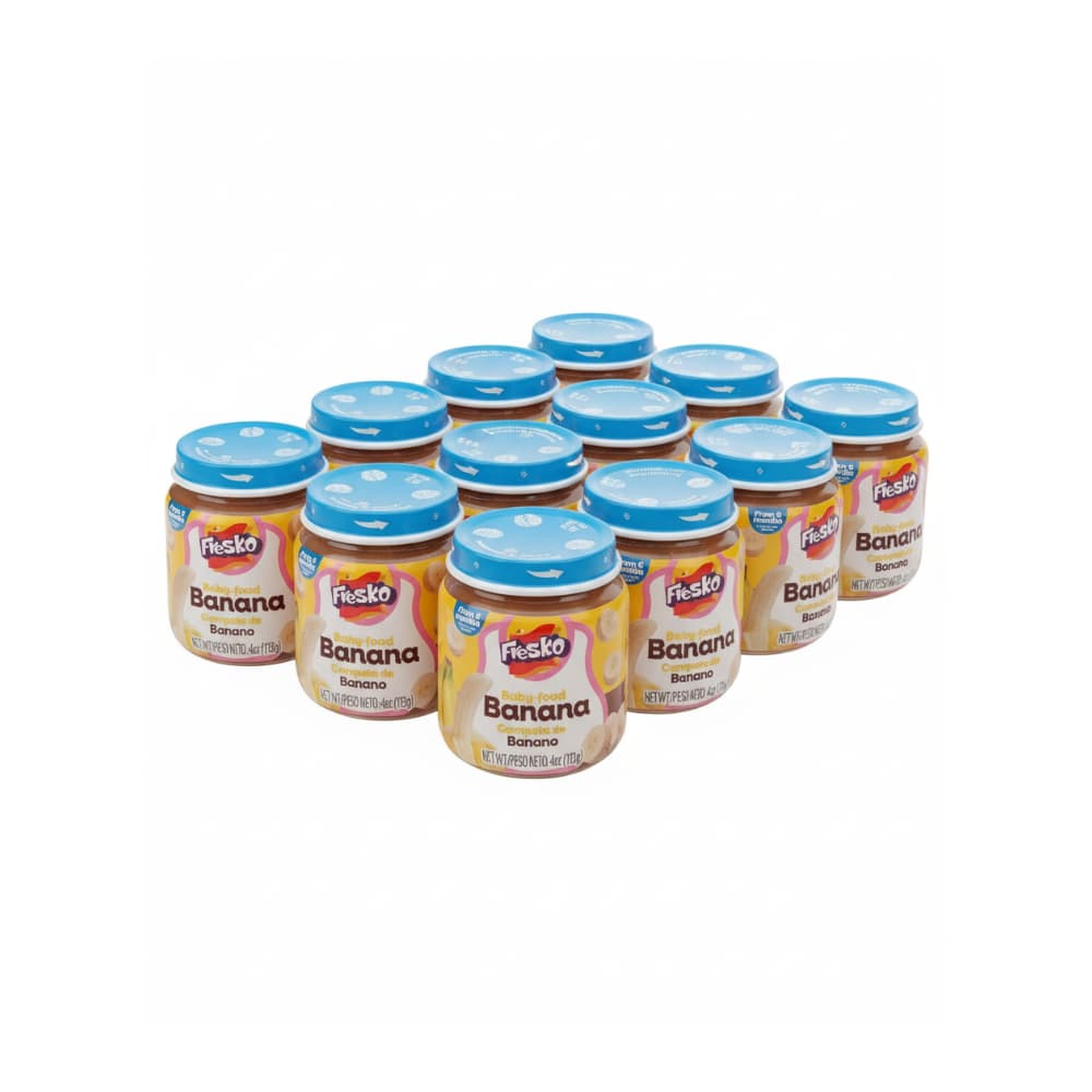 Compota de banana Fresko (12 x 113 g / 4 oz) - Imagen 1