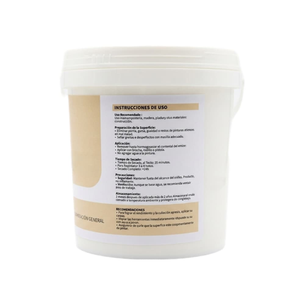 Pintura acrílica blanca de uso general Bennu (10 L) - Miniatura 2