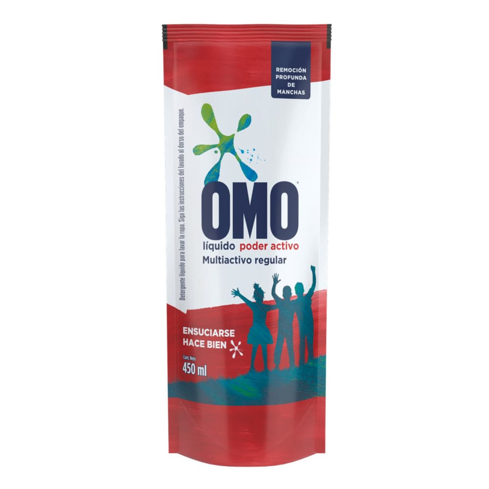 Detergente líquido para lavar OMO (450 ml) - Imagen 1