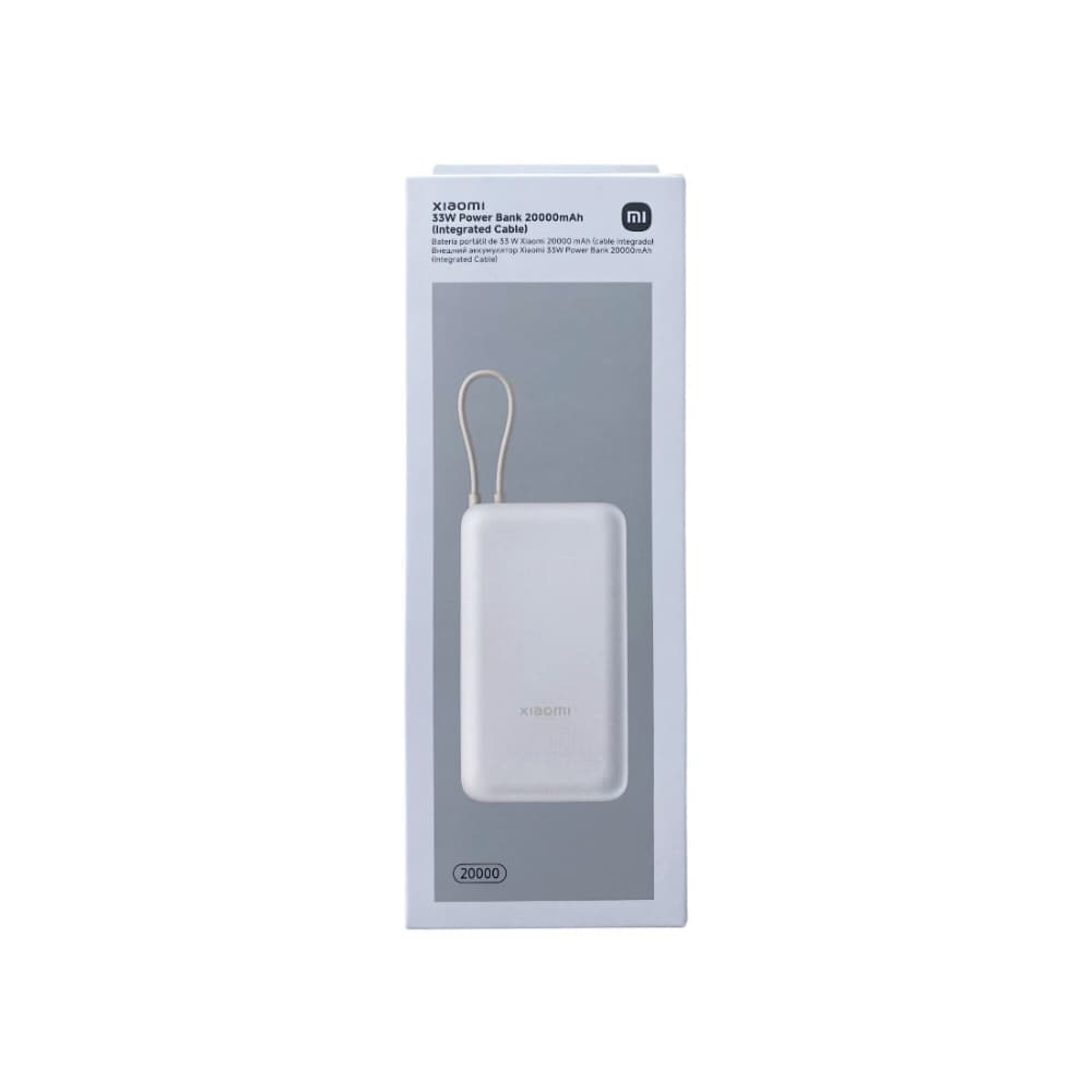 Power bank 33 W 20000 mAh con cable integrado Xiaomi - Miniatura 2