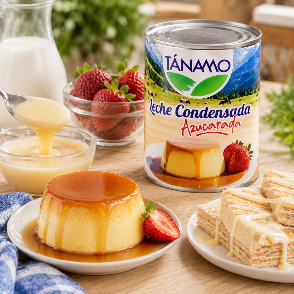Leche condensada azucarada Tánamo (390 g / 13.8 oz) - Miniatura 4