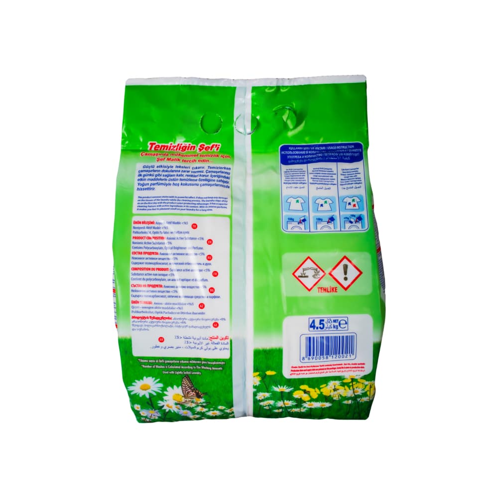 Detergente en polvo universal Sef (4.5 kg / 9.9 lb) - Miniatura 2