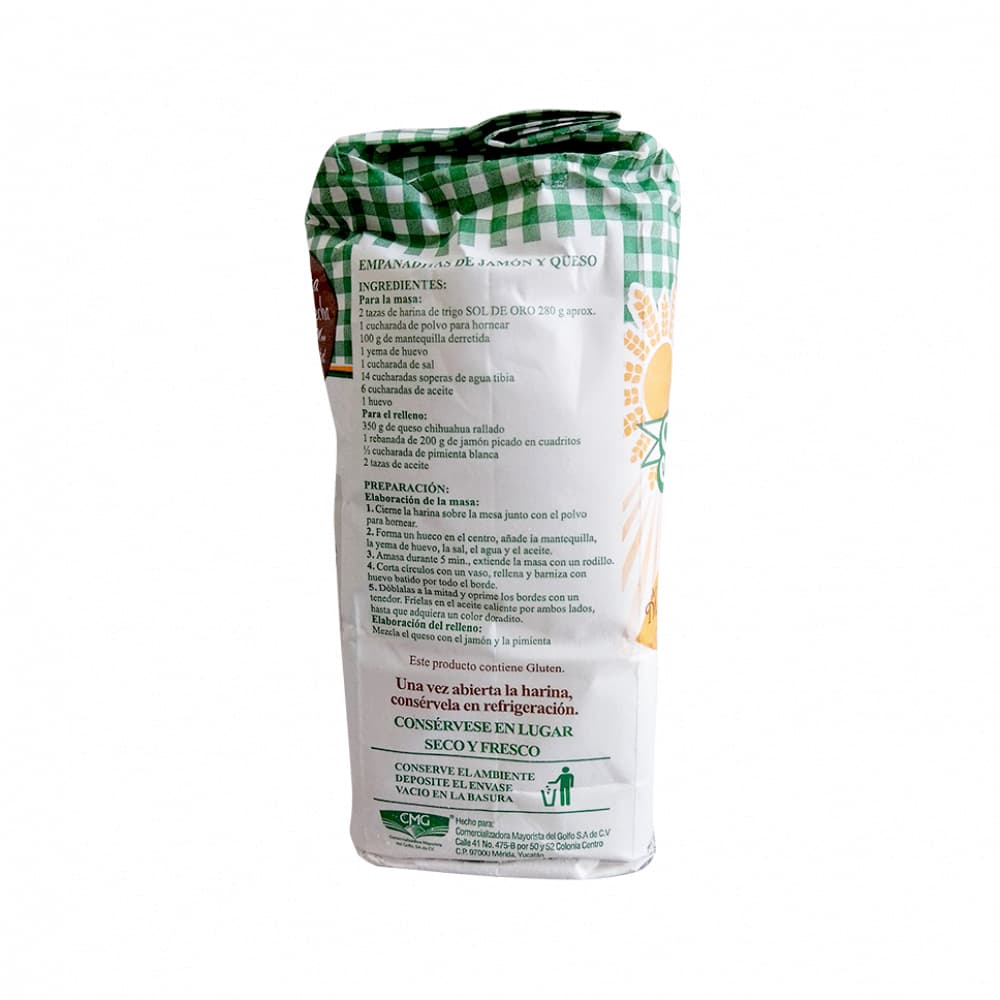 Harina de trigo Sol de Oro (1 kg / 2.2 lb) - Miniatura 4