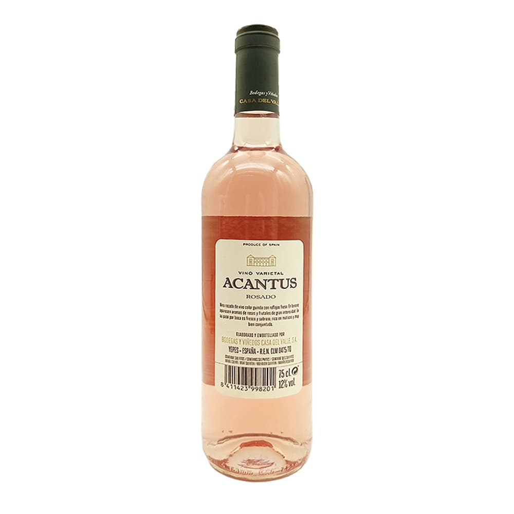 Vino rosado Acantus (750 ml) - Miniatura 3
