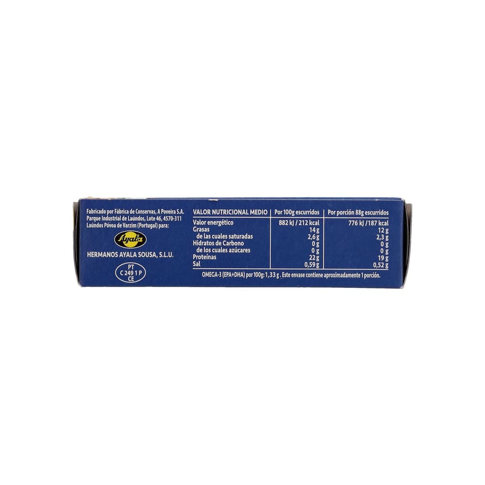 Sardinas en aceite de girasol Ayala (120 g / 4.23 oz) - Miniatura 4