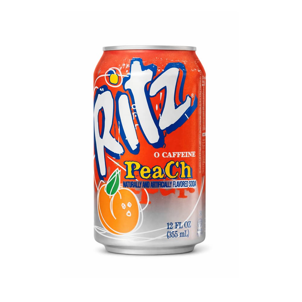 Refresco gaseado sabor melocotón Ritz (355 ml) - Miniatura 1