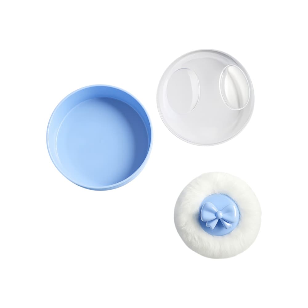 Envase color azul para talco para bebé Pretty Play - Miniatura 2