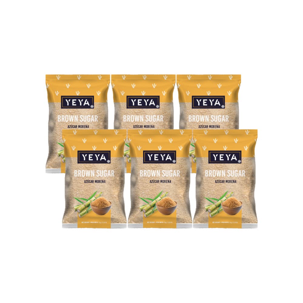 Azúcar morena Yeya (6 x 1 kg / 2.2 lb) - Imagen 1