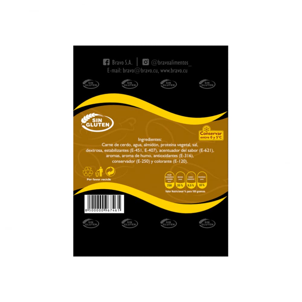 Jamón York Bravo (8 x 800 g / 1.76 lb) - Miniatura 4