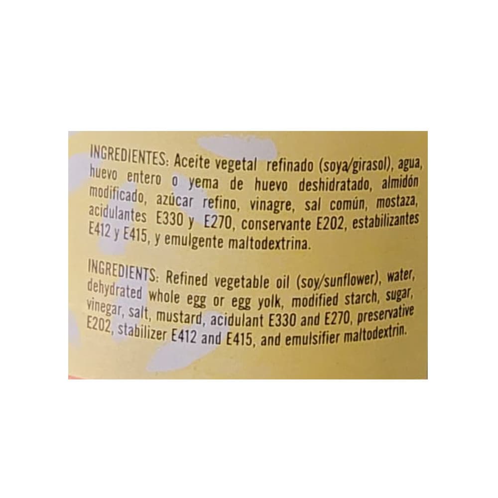 Mayonesa Findy (540 g / 1.19 lb) - Miniatura 3