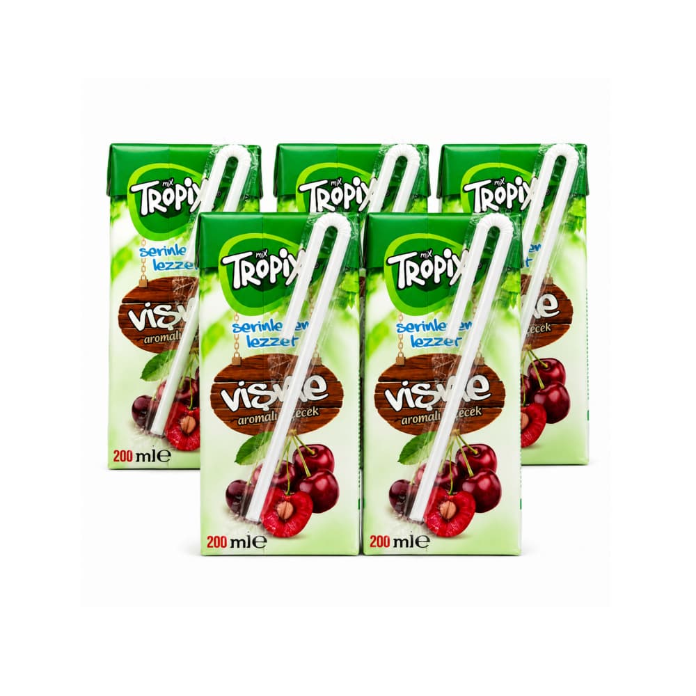 Bebida sabor cereza Tropix (5 x 200 ml) - Miniatura 1