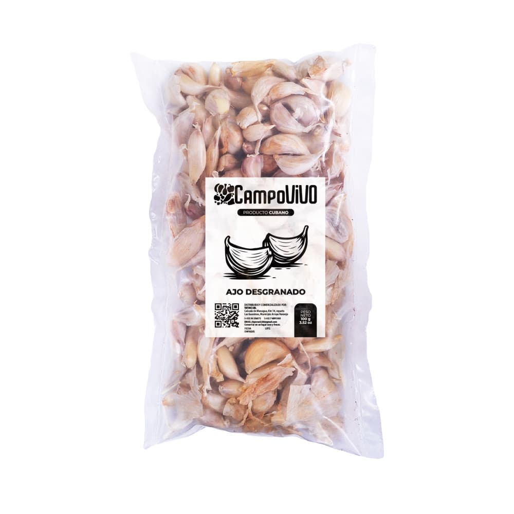 Ajo desgranado Campo Vivo (100 g / 3.52 oz) - Miniatura 2