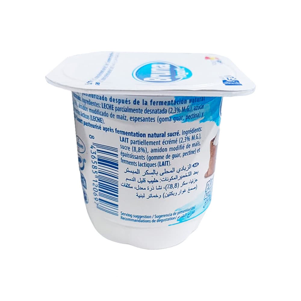 Yogurt pasteurizado sabor a macedonia Bruna (8 x 125 g / 4.41 oz) - Miniatura 3