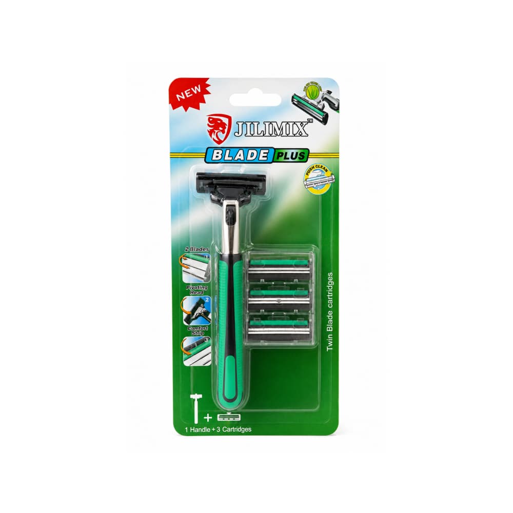 Máquina de afeitar de doble hoja Jilimix - Miniatura 1