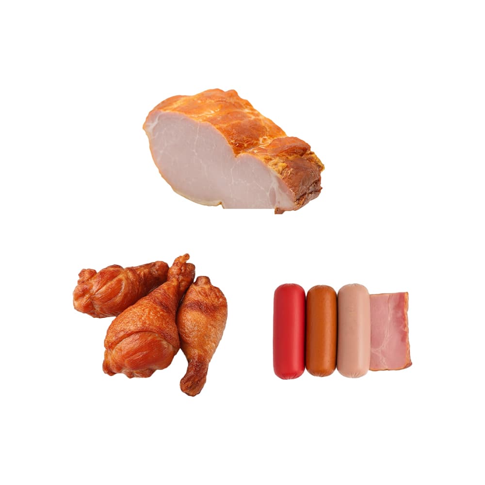 Lomo de cerdo ahumado sin piel y sin hueso + muslos de pollo al carbon + potajin - Miniatura 3