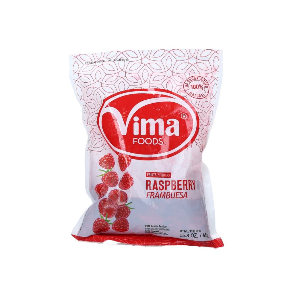 Frambuesas congeladas Vima Foods (450 g / 15.8 oz) - Imagen 1