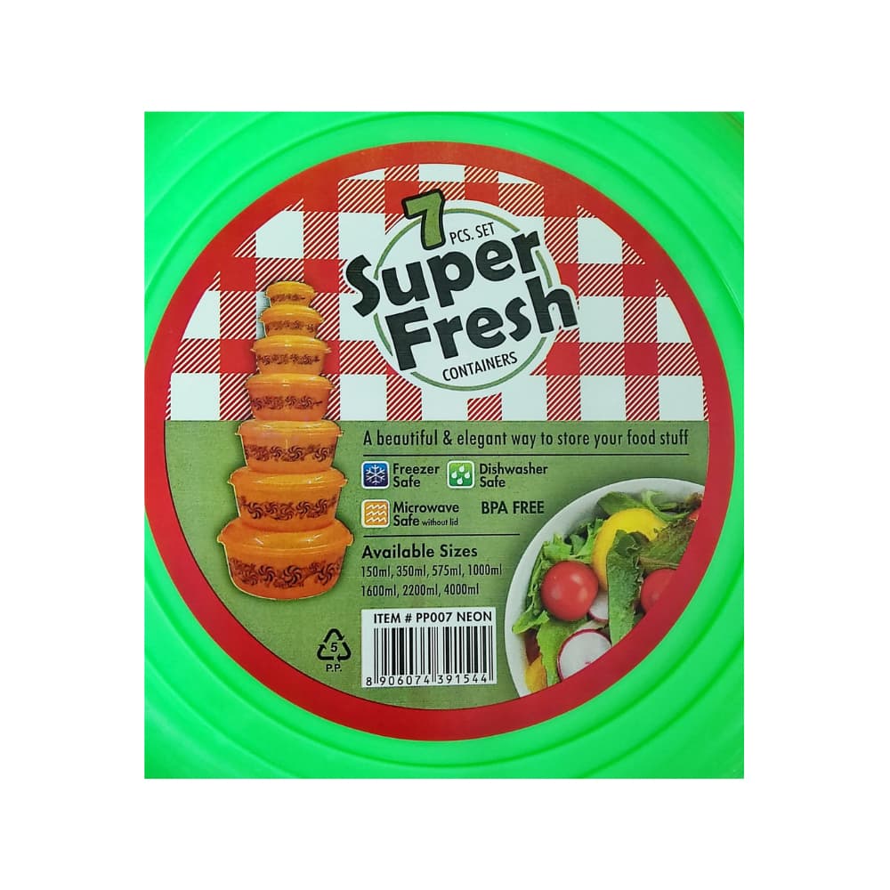 Set de 7 pozuelos con tapa de plástico Genérico - Miniatura 2