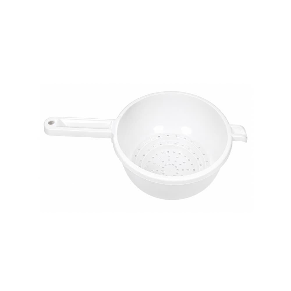 Escurreverduras de plástico con mango grande blanco de 42 cm Casa y Menaje - Miniatura 1