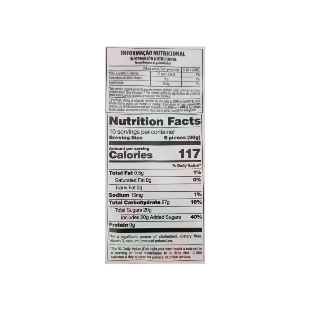 Paquete de caramelos masticables aromatizados Florestal (300 g / 10.58 oz) - Miniatura 4