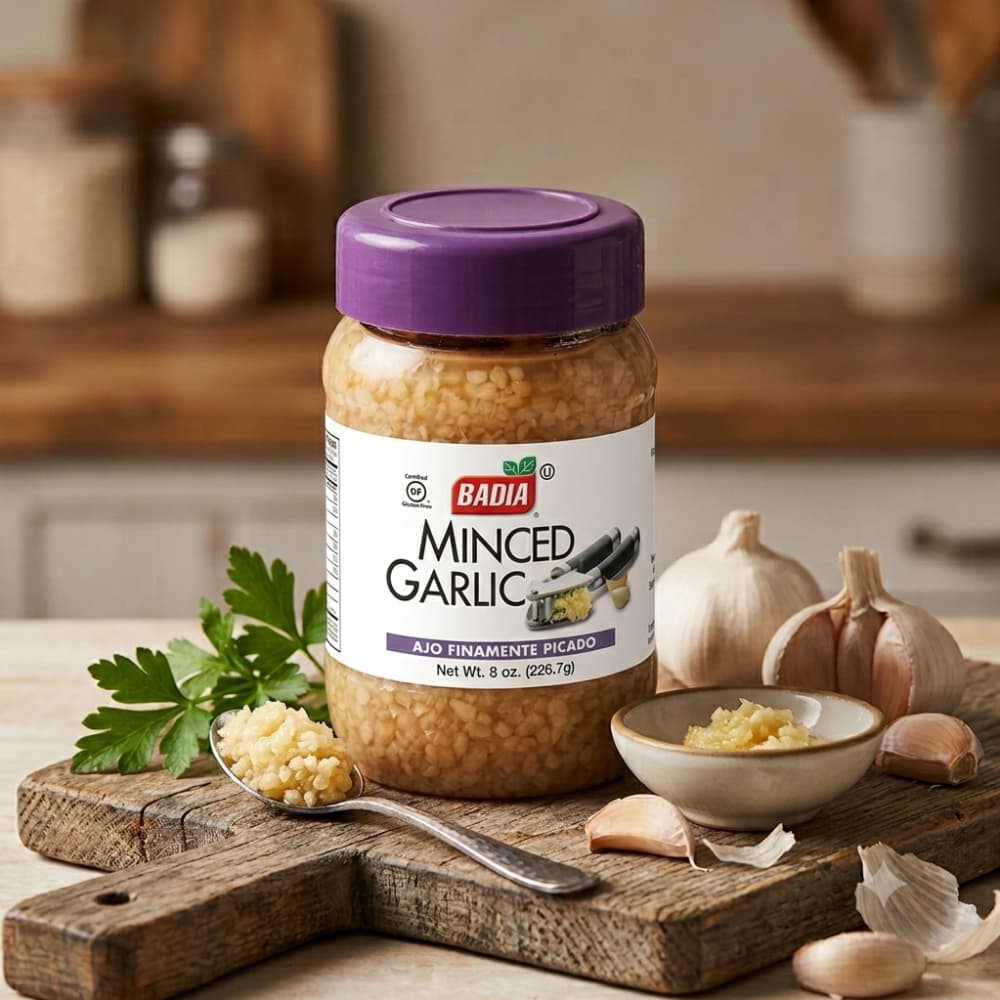 Ajo finamente picado Badia (226.7 g / 8 oz) - Miniatura 4