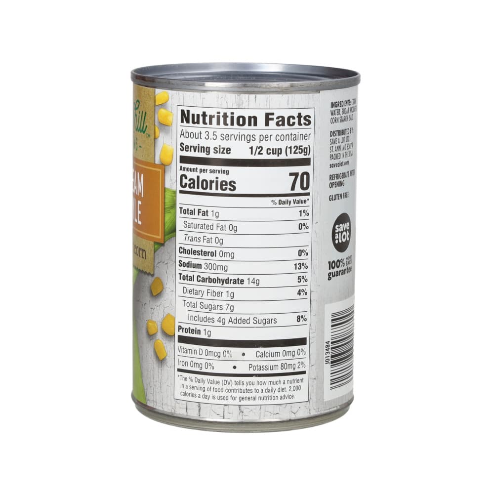 Maíz dulce estilo crema de Fairhill Farms (418 g / 14.75 oz) - Miniatura 3