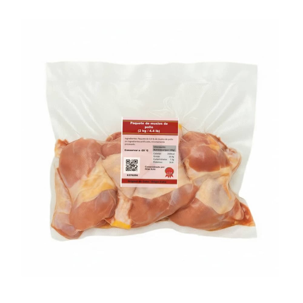 Paquete de muslos de pollo Pida (2 kg / 4.4 lb) - Miniatura 3