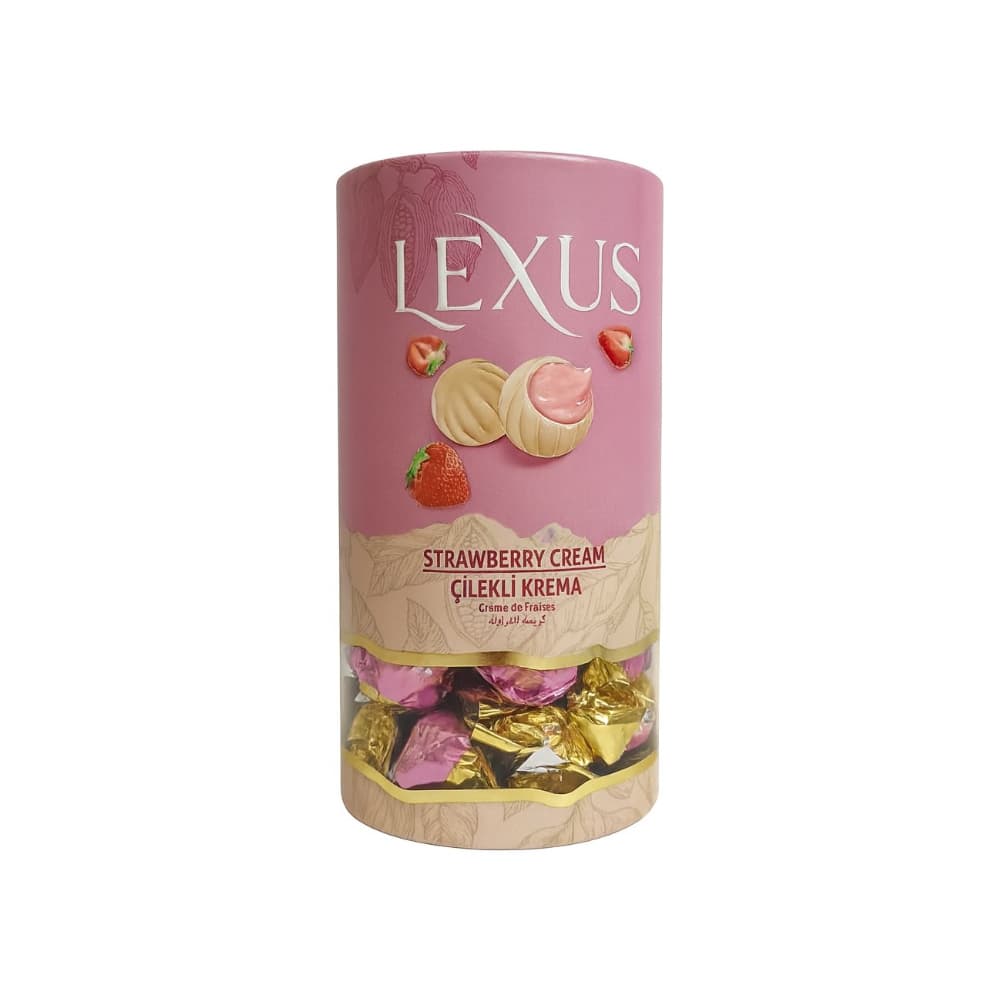 Bombones rellenos con crema de fresa Lexus (180 g / 6.35 oz) - Imagen 1