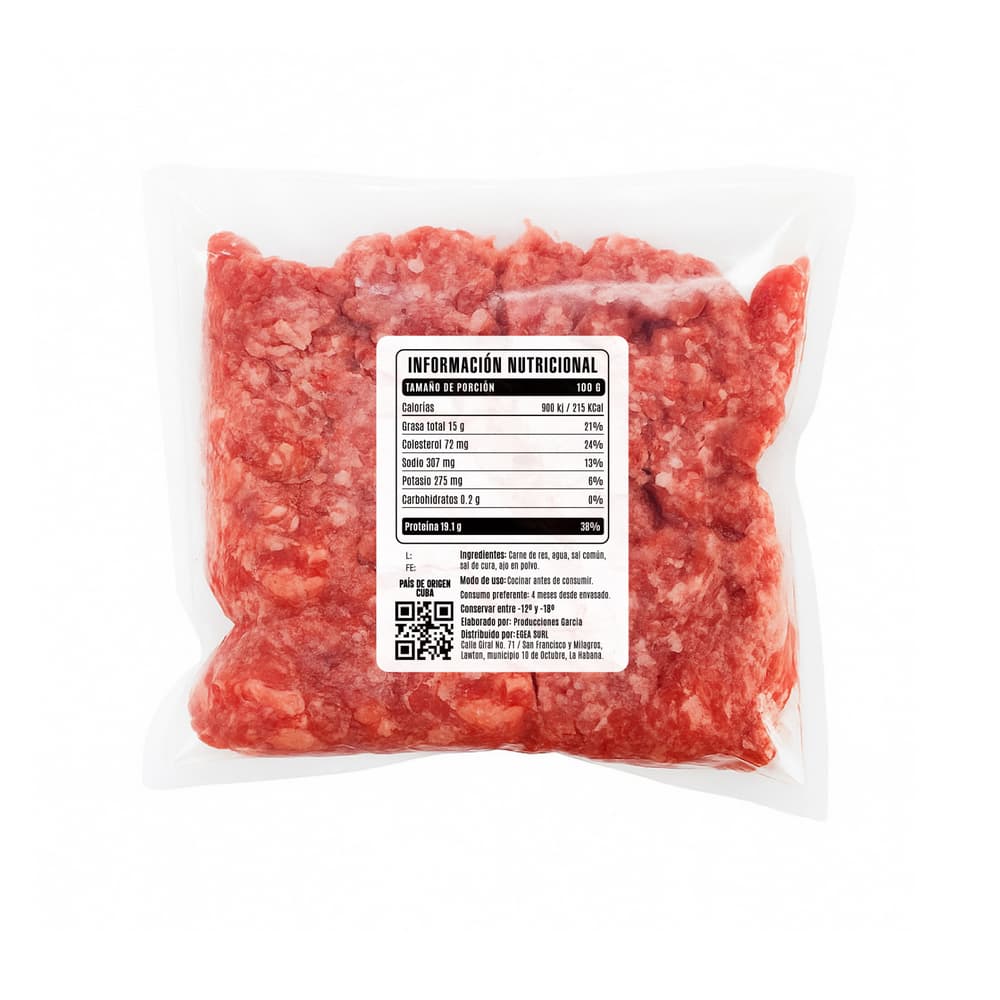 Picadillo de res de segunda EGEA (2 x 1 kg / 2.2 lb) - Miniatura 3