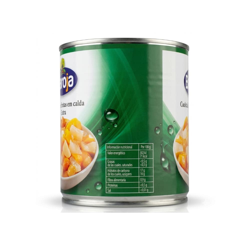 Cocktail de frutas en almíbar extra Baroja (840 g / 1.85 lb) - Miniatura 2