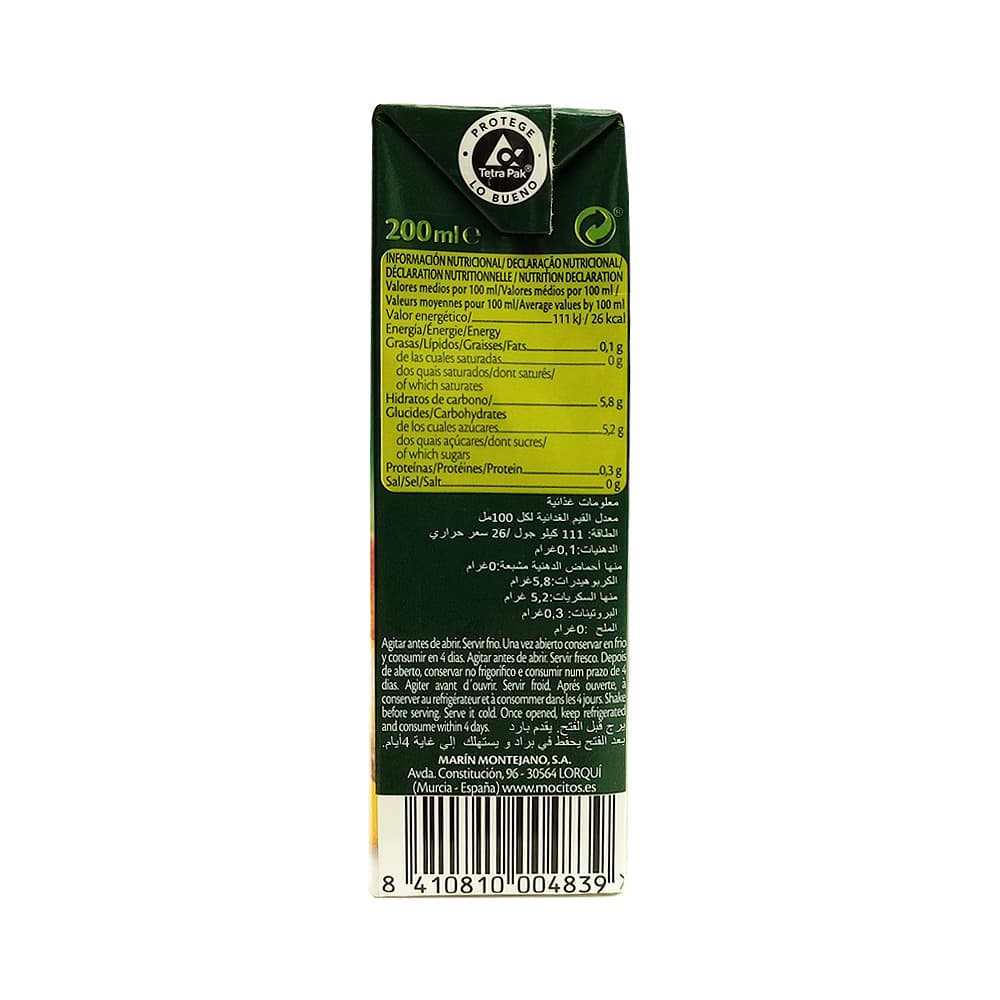 Néctar de melocotón Mocitos (200 ml) - Miniatura 5
