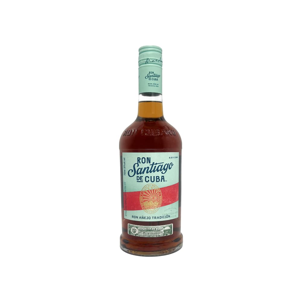 Ron añejo tradición 38 % vol Santiago de Cuba (700 ml) - Imagen 1