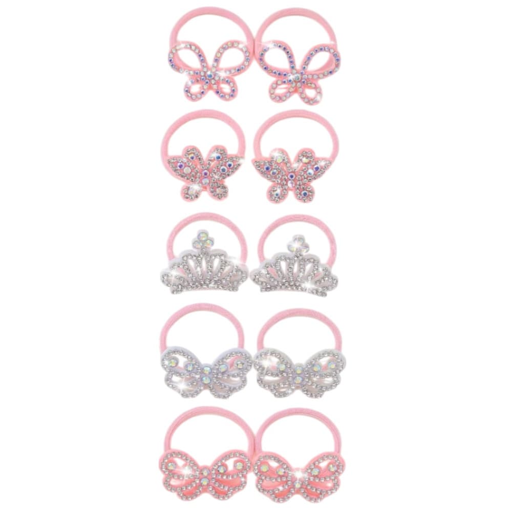 Set de coleteros infantiles con pedrería brillante Shein (10 U) - Miniatura 1