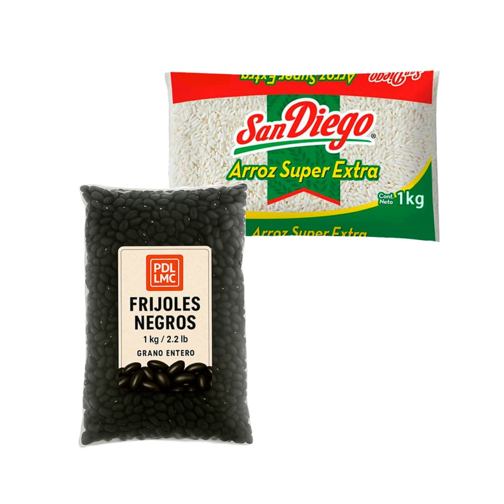 Arroz + Frijoles negros - Imagen 1