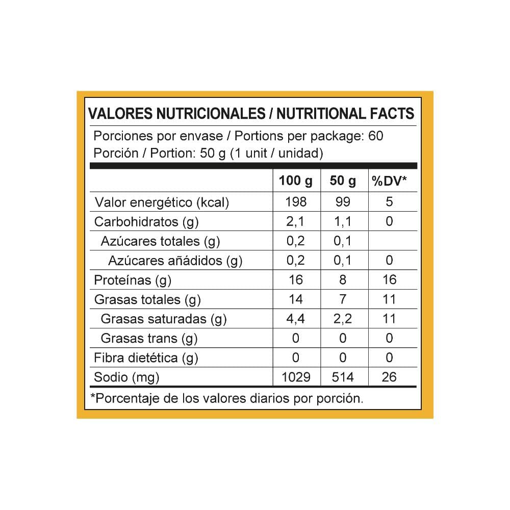 Salchichas de pollo congeladas YEYA (3 kg / 6.6 lb) - Miniatura 3