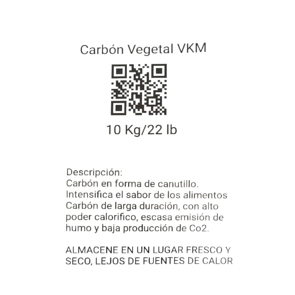 Carbón vegetal VKM extra (10 kg / 22.04 lb) - Miniatura 4