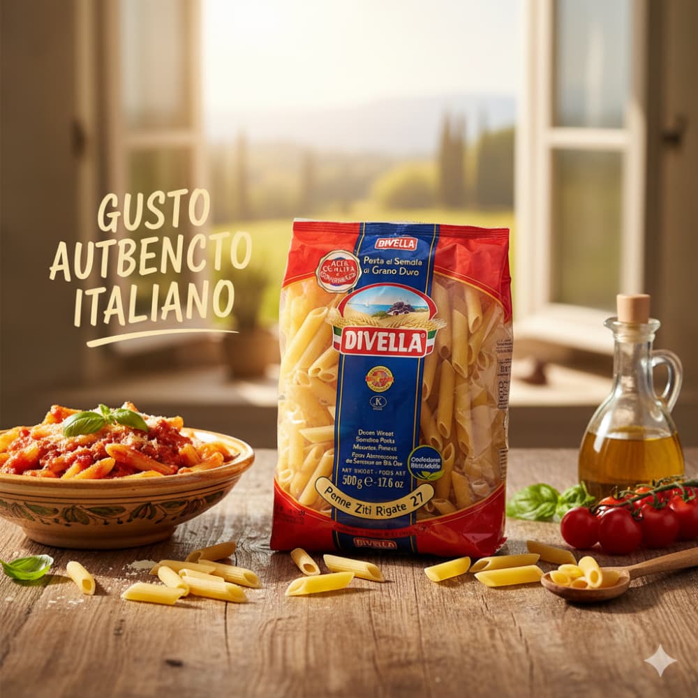 Pasta Penne Divella (500 g / 1.1 lb) - Miniatura 5