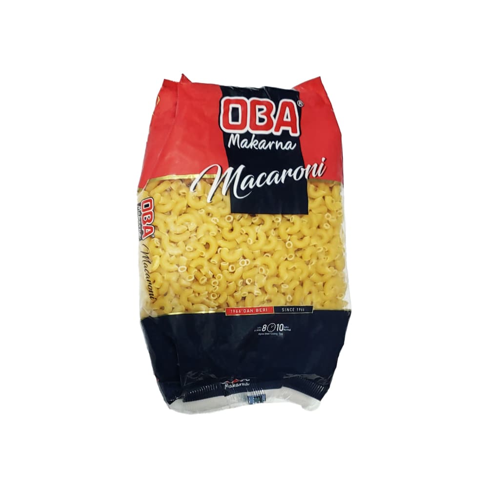 Pastas macarrones Oba (500 g / 1.1 lb) - Imagen 1